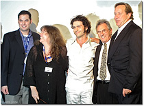 Keith Lawler, Gail Zappa, Dweezil Zappa, Al Schmitt and Ed Cherney - Click for a Larger Image