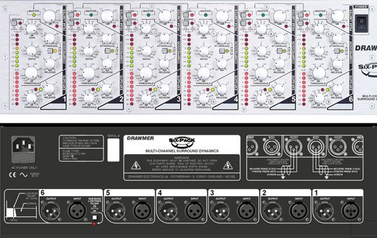 Drawmer Six-Pack Multichannel Compressor/Limiter. Drawmer Six-Pack Multichannel Compressor/Limiter.